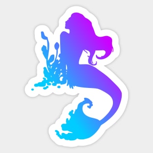 Relaxing Mermaid Sticker